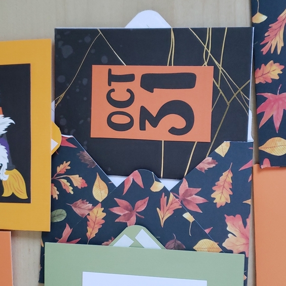 Handmade Mini Gnome Halloween Cards & Envelopes - Picture 7 of 13